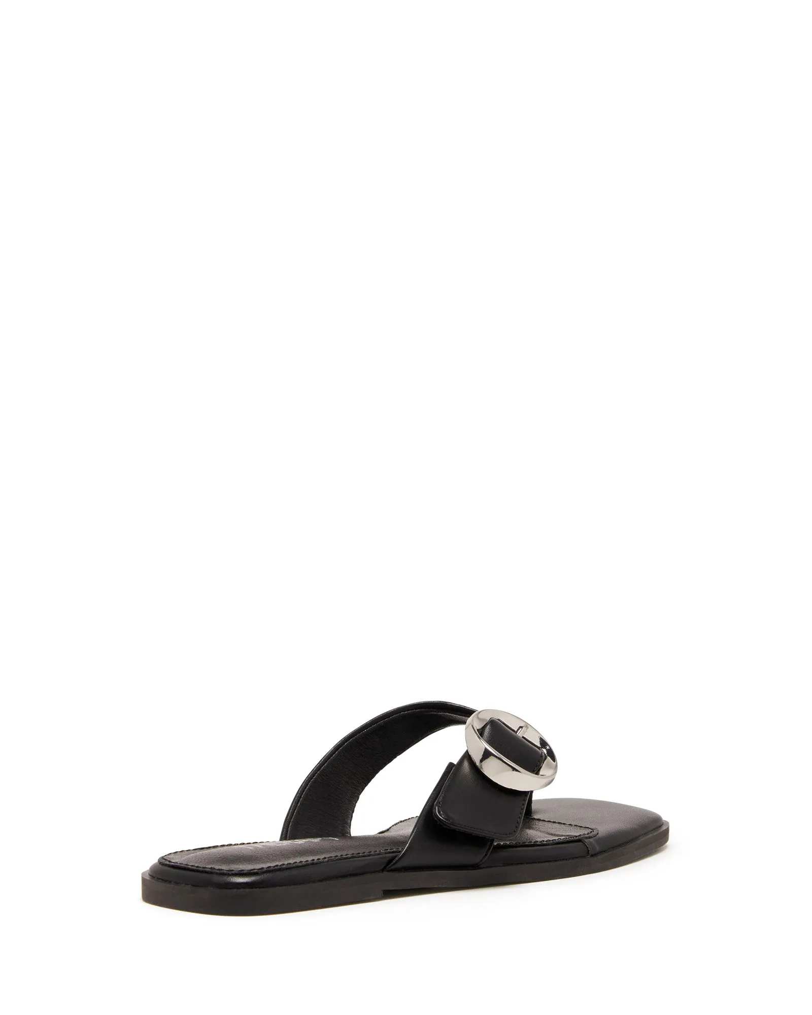 Gallery Thong Sandal Black Smooth