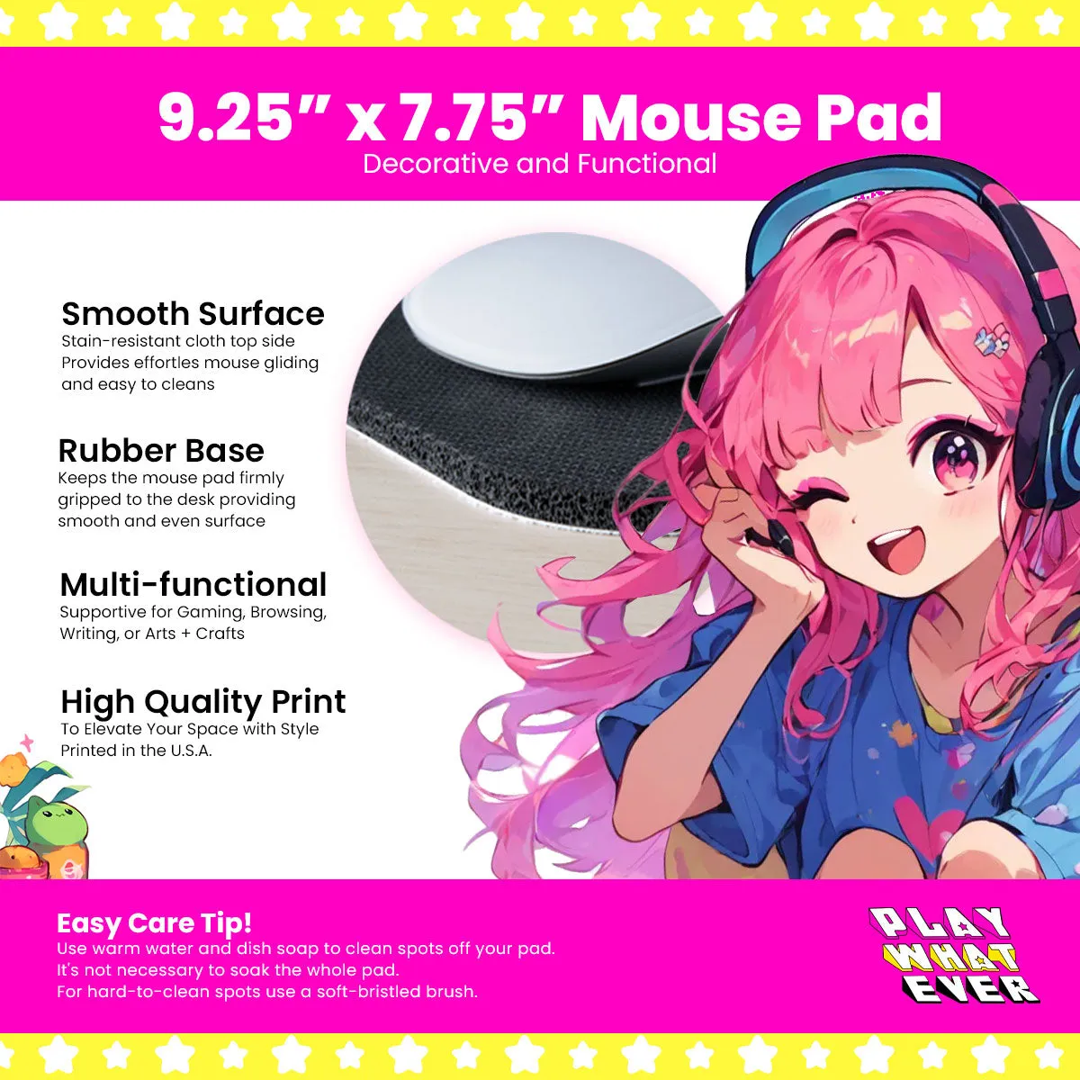 Gaming Controller Mouse Pad – Sleek and Connected Design