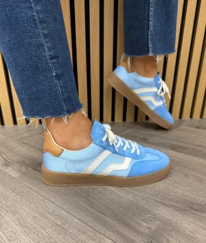 Gant (SS25) Cuzima Gum Sole Trainer With Satin Insert - Light Blue/Azur Blue (GT4)
