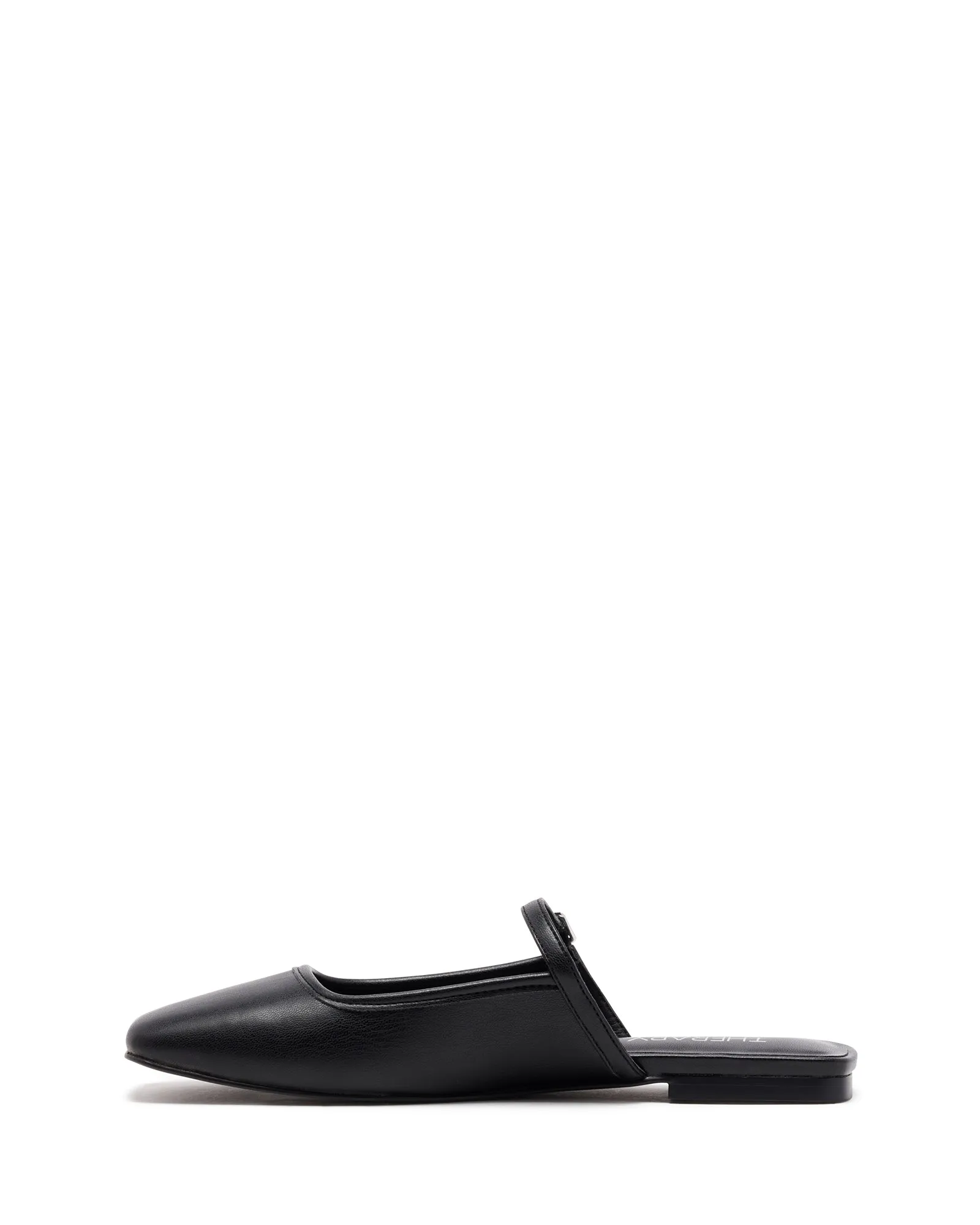 Gianna Ballet Flat Black Smooth