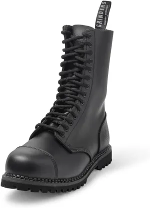 Grinders Herald 2015 Matte Finish Mens Safety Steel Toe Cap Boots, Size 12 Black