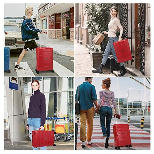 Hardside Spinner Wheel Luggage, Carry-On Travel Suitcase 20"
