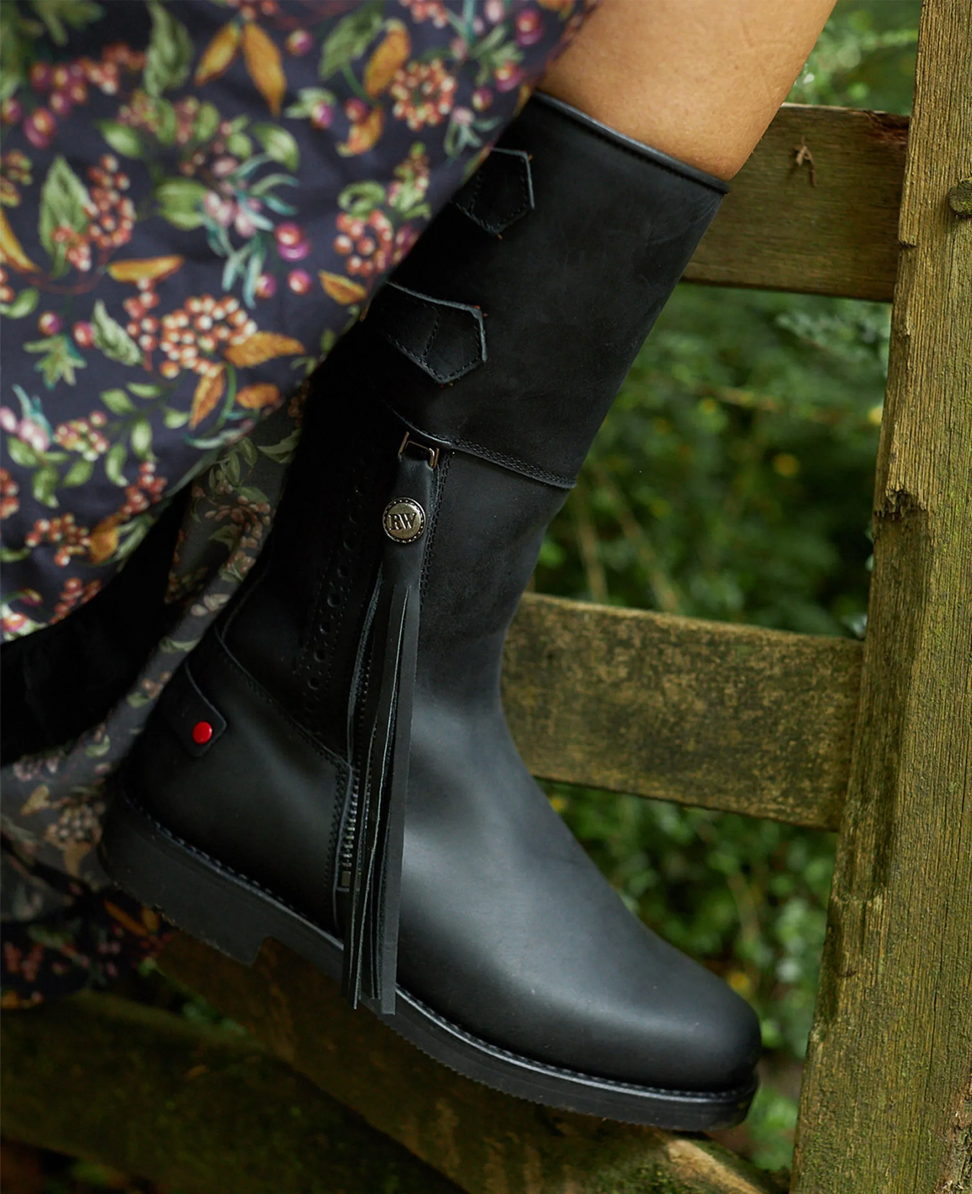 Heritage Calf Length Leather Boots