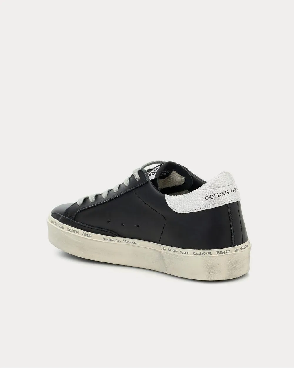 Hi Star Leather Black Low Top Sneakers