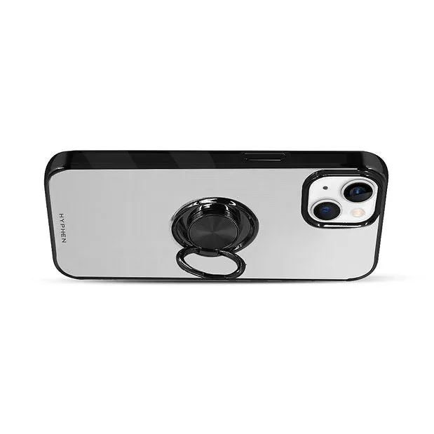 HYPHEN AXIO Clear Ring Case for iPhone 14 Plus - Black