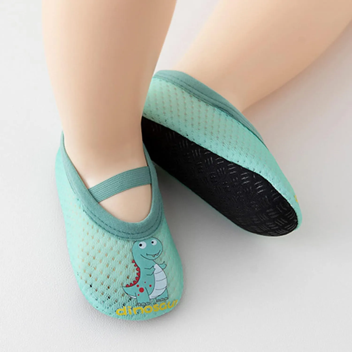 Infant Boys Girls Animal Prints Cartoon Socks Toddler Breathable Mesh The Floor Socks Barefoot Toddler Boys Dress Shoes