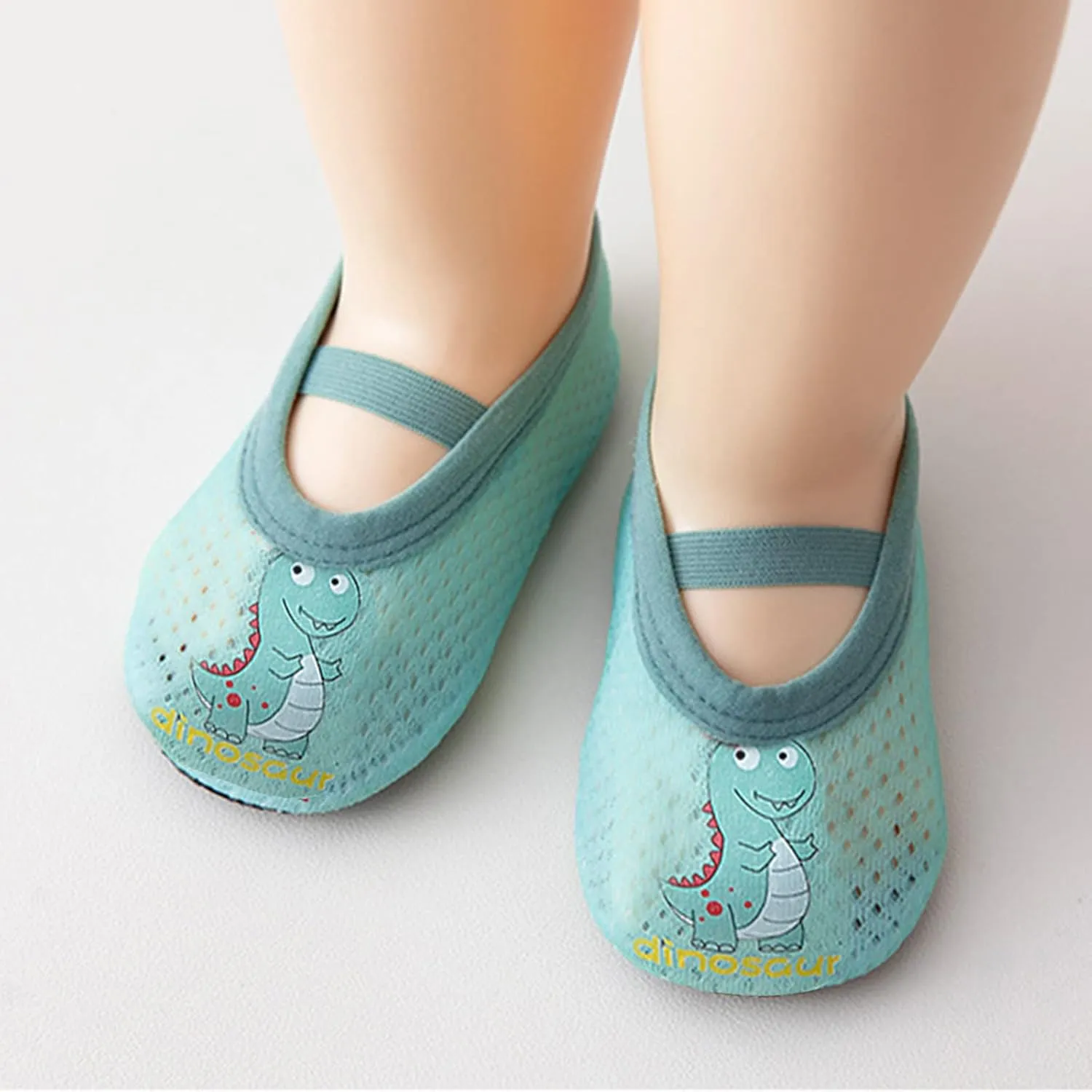 Infant Boys Girls Animal Prints Cartoon Socks Toddler Breathable Mesh The Floor Socks Barefoot Toddler Boys Dress Shoes