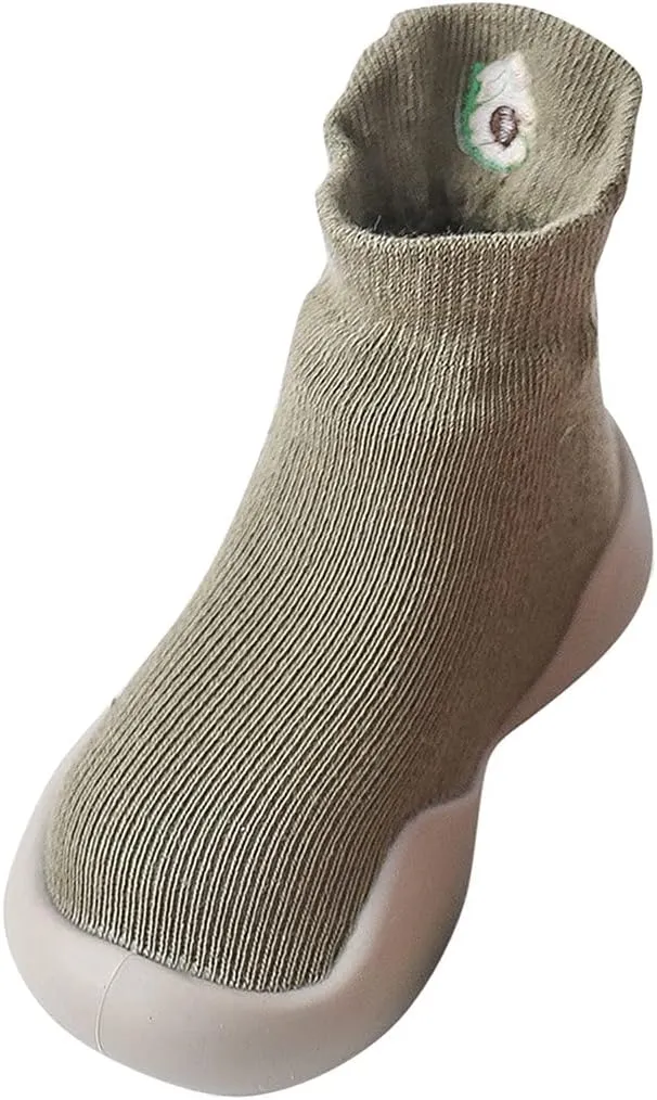 Infant Shoes Baby Elastic Soft Indoor Walkers Toddler Socks Solid First Casual Baby Shoes Girls Jazz Shoes