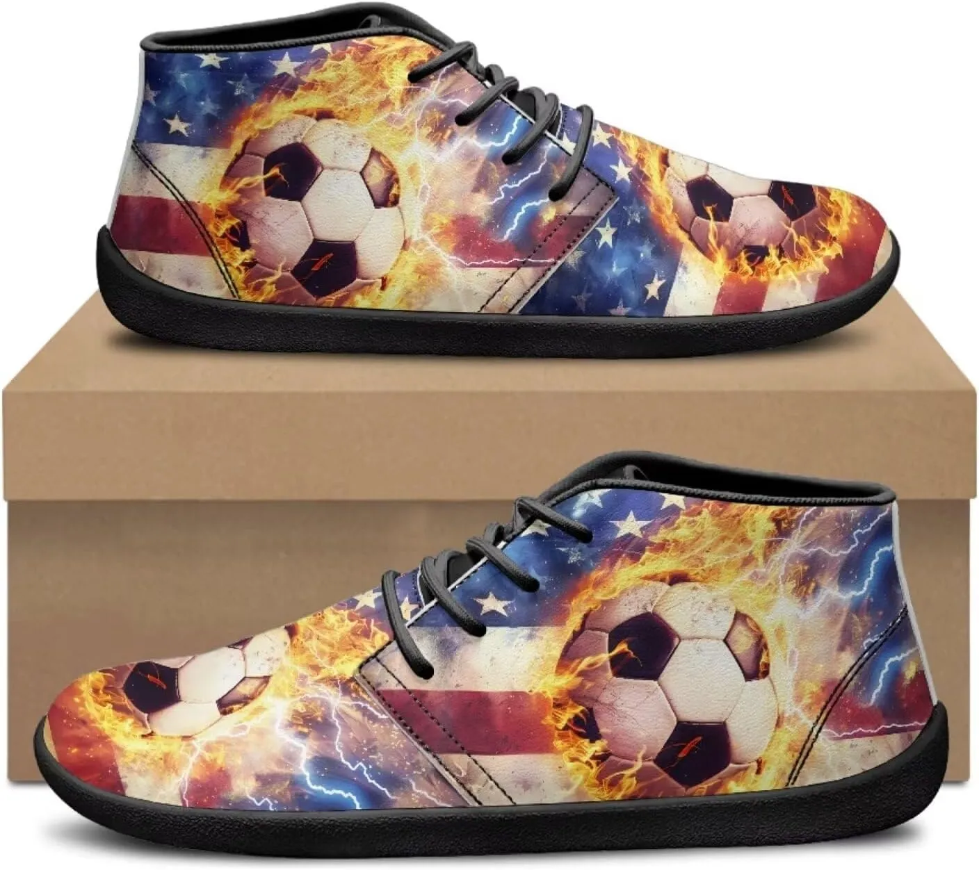 Jeiento Sport Barefoot Running Shoes Soccer Sneaker for Men Trainers Fitness Shoes