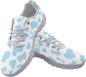 Jeiento Women Road Running Shoes Cow Print Outdoor Casual Walking Sports Sneakers Fitness Jogging Trainers