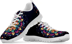 Jeiento Women Trainers Boho Mandala Walking Shoes Fashion Mesh Gym Sports Shoes Sneakers for Women