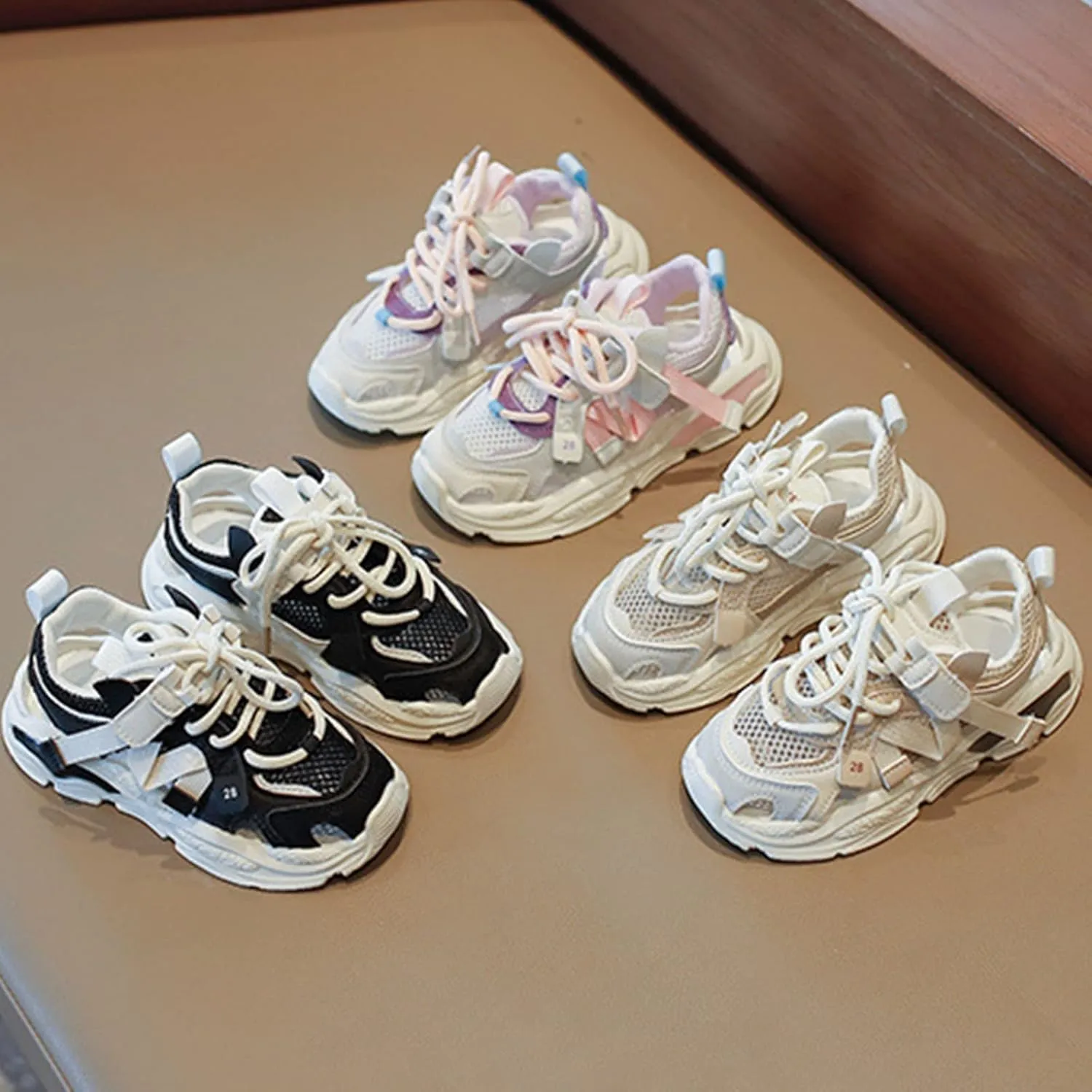 Kids Sneakers for Boys Girls Running Tennis Shoes Fashion Lightweight Breathable Sport Athletic Walking Shoes