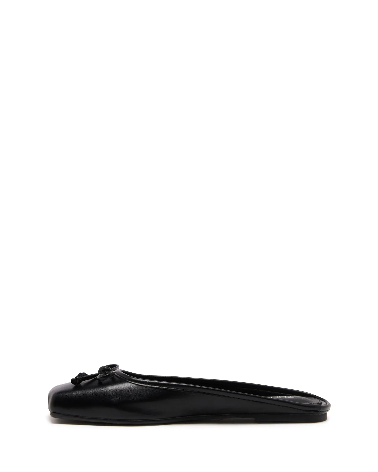 Lilah Ballet Flat Black Smooth