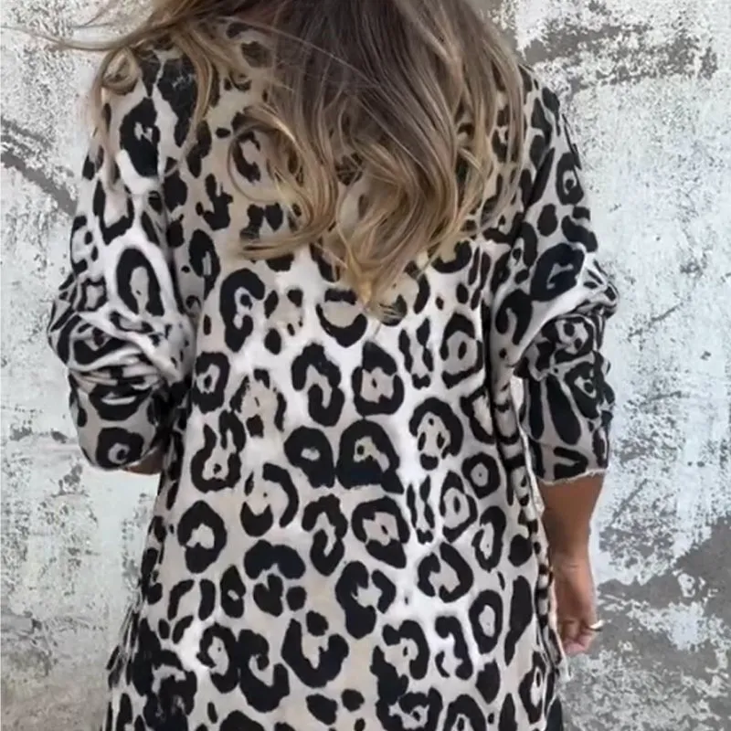 Lyka | Sleek Leopard Top