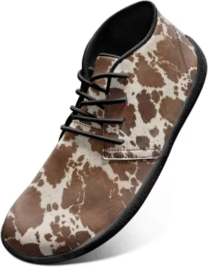 Men's Road Running Shoes Anima Print Wide Toe Shoe Classic Low Top Zero Drop Sneaker Lightweight Minimalist Sneakers