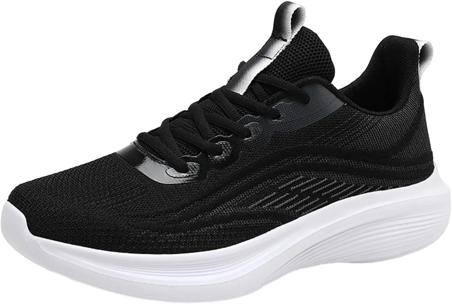 Mens Running Shoes Sport Athletic Gym Sneakers Breathable Mesh Lightweight Tennis Fashion Workout Casual Shoes Men's Comfortable Thick Sole Arch Support Sneakers Daily Workout Shoe