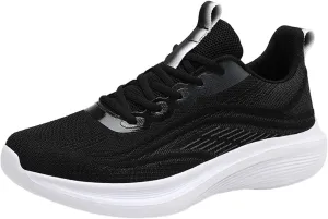 Mens Running Shoes Sport Athletic Gym Sneakers Breathable Mesh Lightweight Tennis Fashion Workout Casual Shoes Men's Comfortable Thick Sole Arch Support Sneakers Daily Workout Shoe