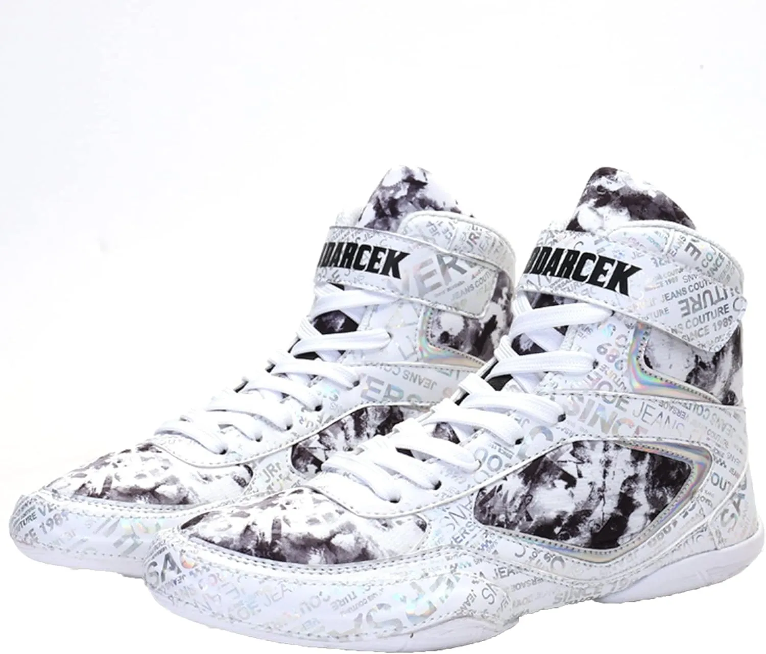 Mens Womens Boxing Shoes, Casual Sparring Workout Trainers Non-Slip Wrestling Sneakers Breathable Bodybuilding Sneakers