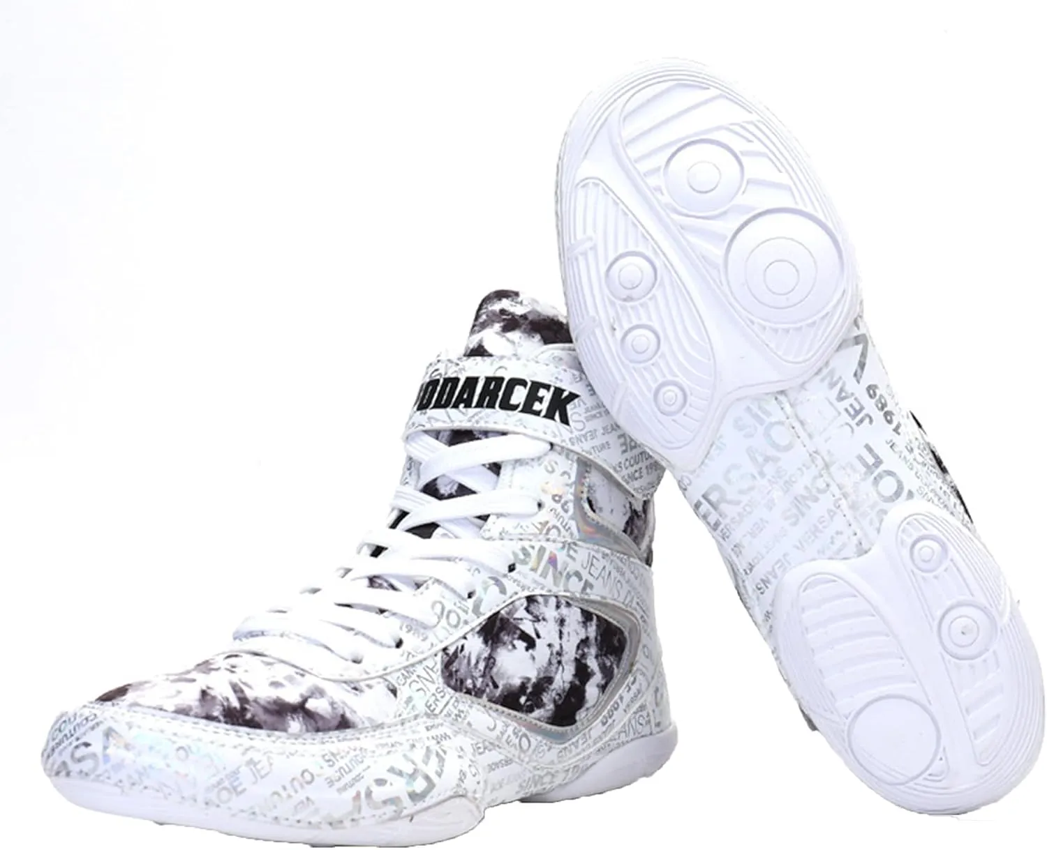 Mens Womens Boxing Shoes, Casual Sparring Workout Trainers Non-Slip Wrestling Sneakers Breathable Bodybuilding Sneakers