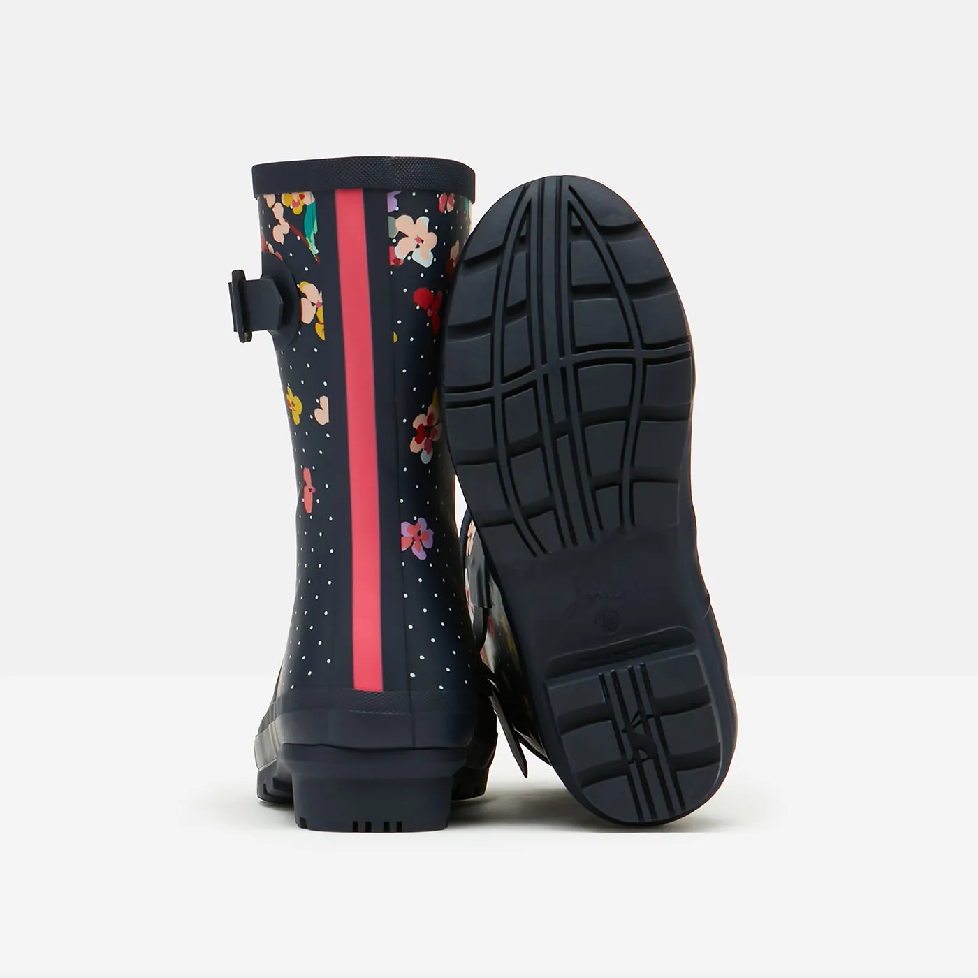 Molly mid-height rain boots in navy blossom
