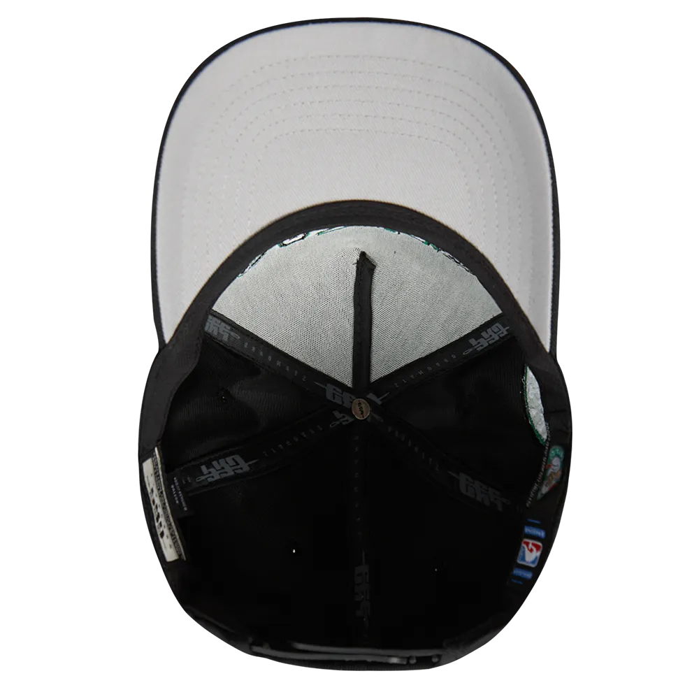 NBA BOSTON CELTICS CITY RANSOM WOOL BLEND PRO PINCH SNAPBACK (BLACK)