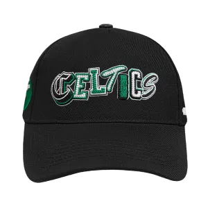 NBA BOSTON CELTICS CITY RANSOM WOOL BLEND PRO PINCH SNAPBACK (BLACK)