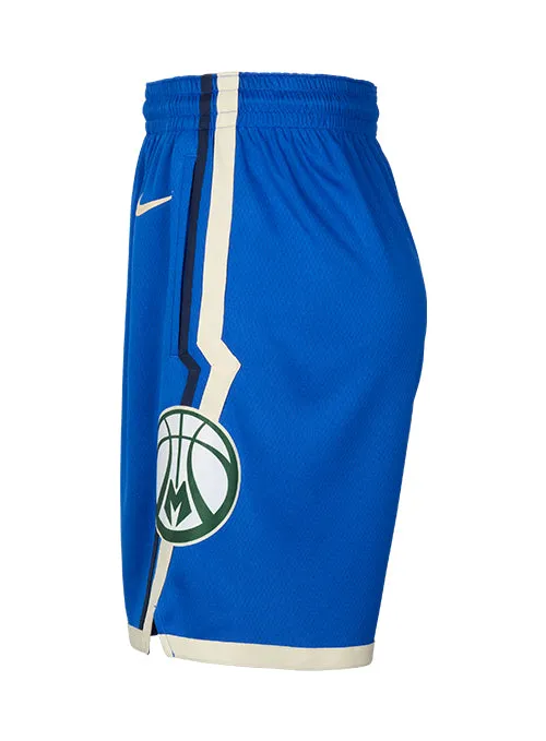 Nike 2024-25 City Edition Milwaukee Bucks Swingman Shorts