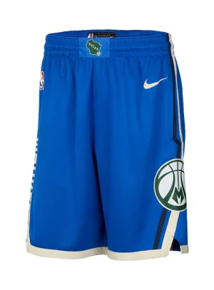 Nike 2024-25 City Edition Milwaukee Bucks Swingman Shorts