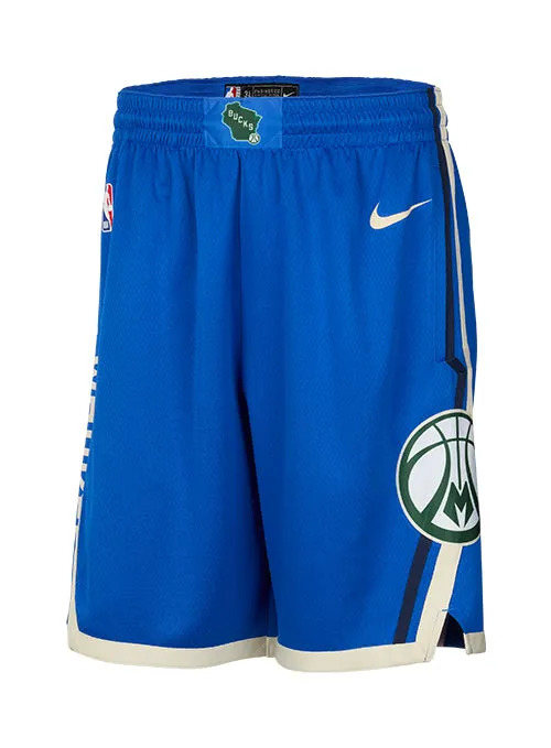 Nike 2024-25 City Edition Milwaukee Bucks Swingman Shorts