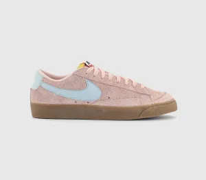 Nike Blazer Low Vintage Trainers Crimson Tint Glacier Blue Uk Size 7