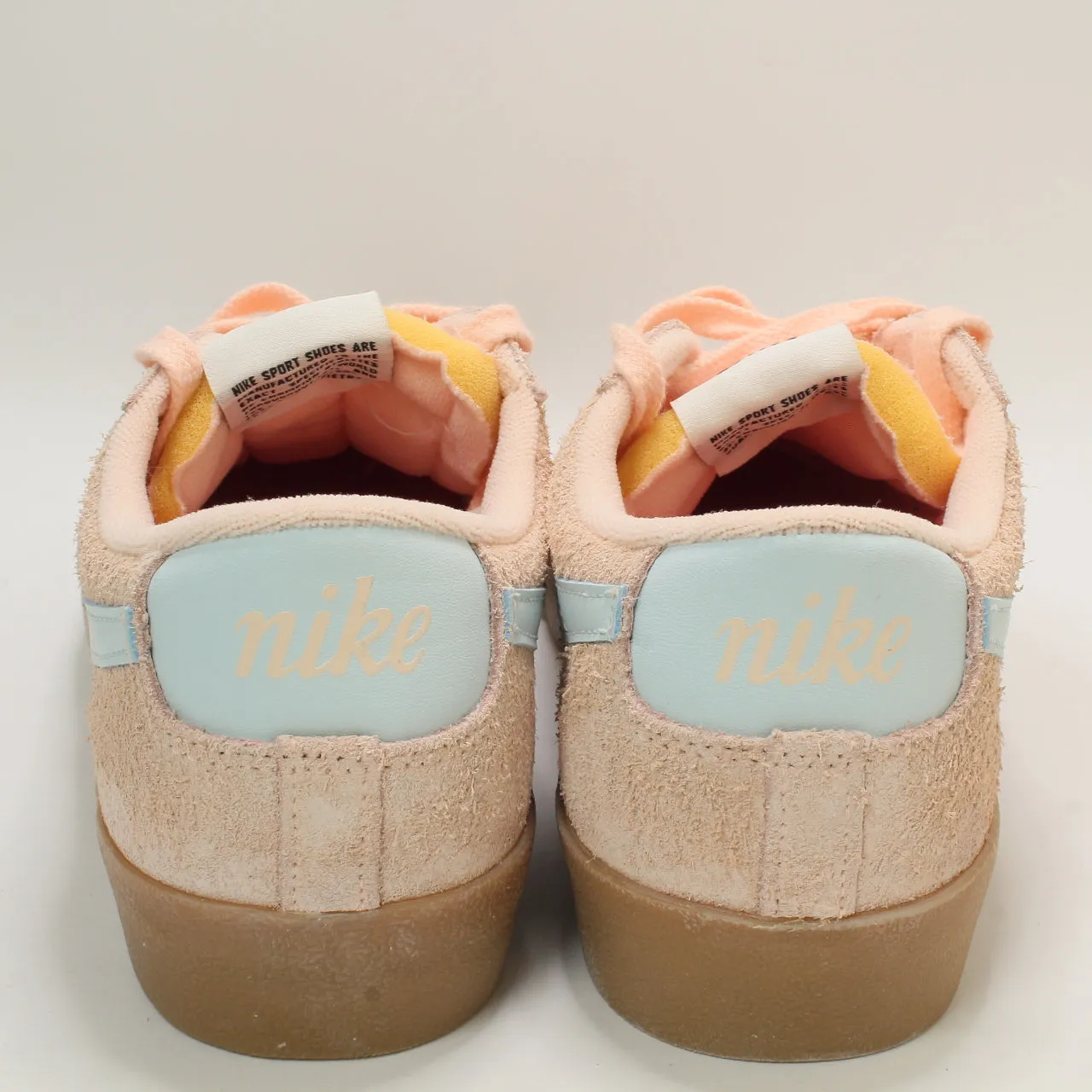Nike Blazer Low Vintage Trainers Crimson Tint Glacier Blue Uk Size 7