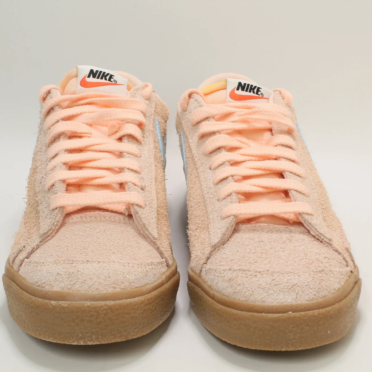 Nike Blazer Low Vintage Trainers Crimson Tint Glacier Blue Uk Size 7