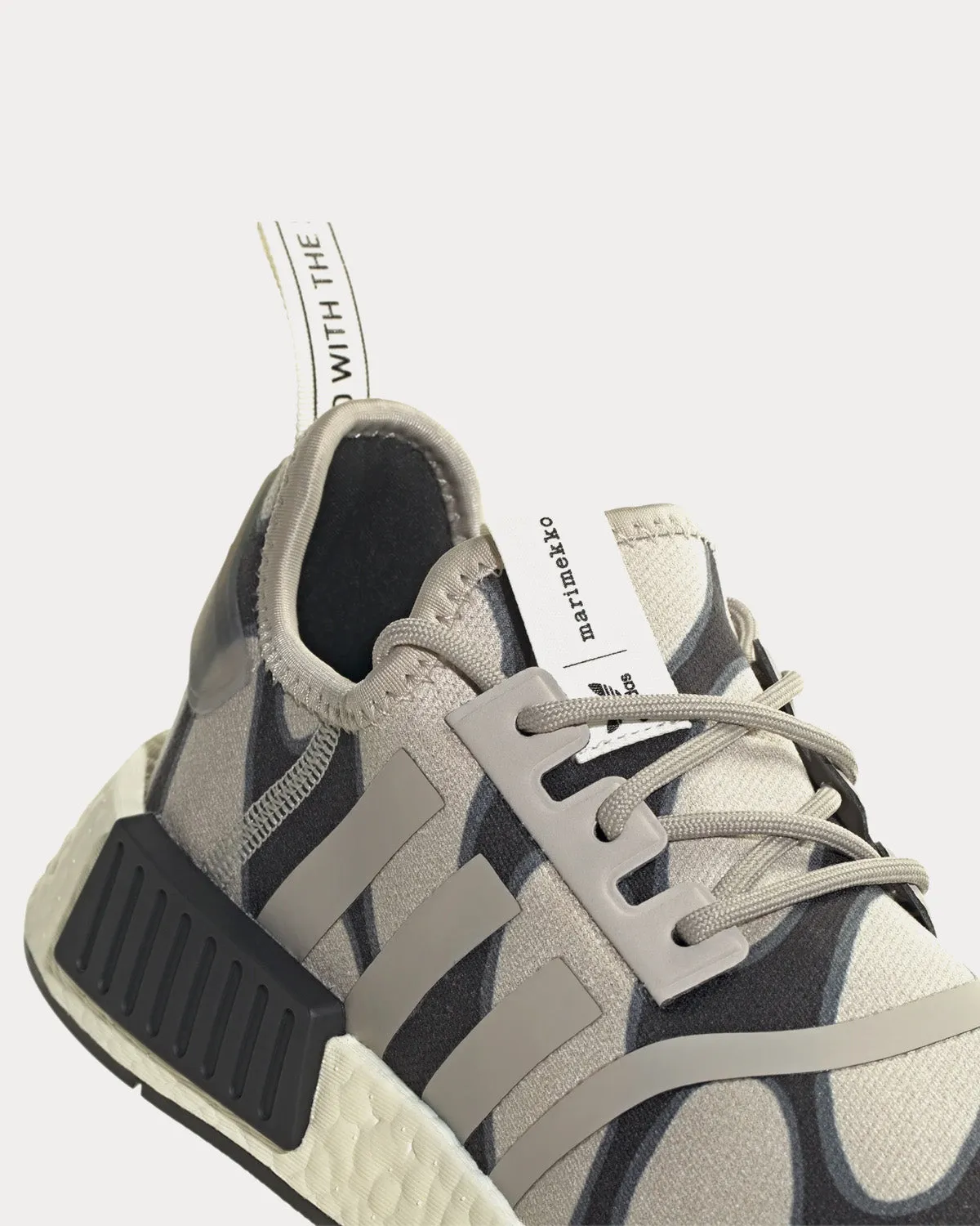 NMD_R1 Core Black / Off White / Grey Six Low Top Sneakers