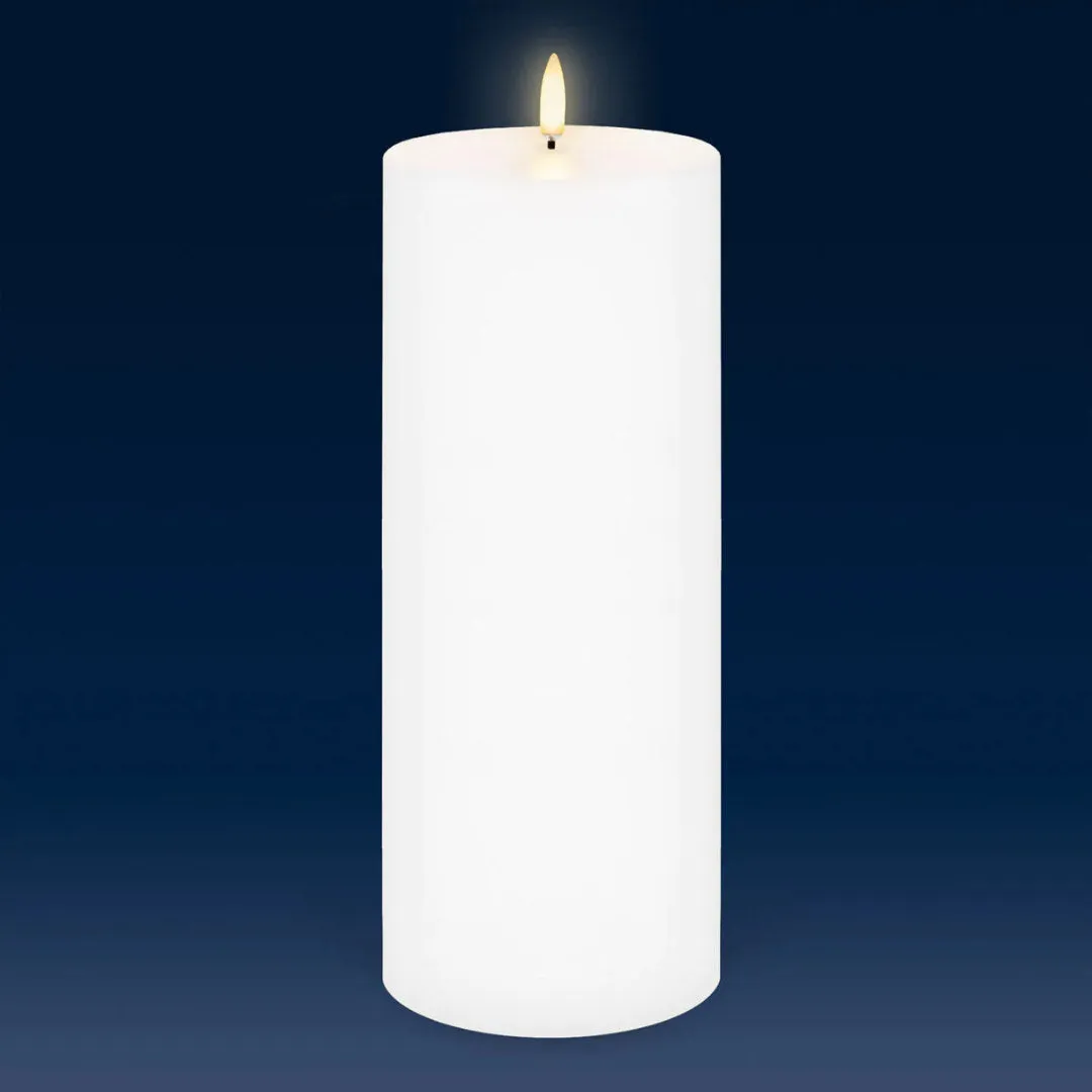 Nordic White Smooth | Flameless Candle