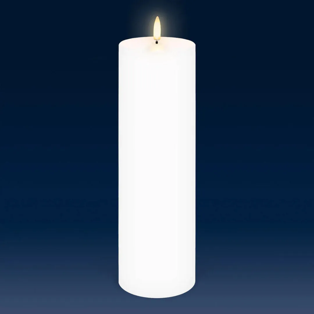 Nordic White Smooth | Flameless Candle