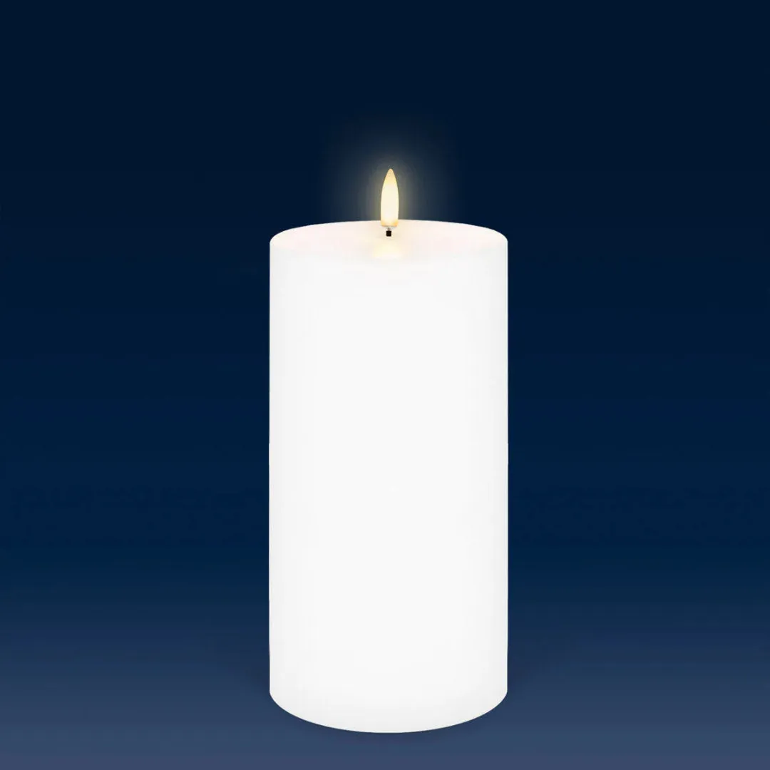 Nordic White Smooth | Flameless Candle