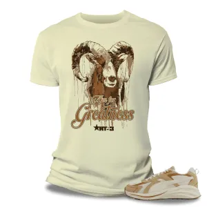 Risq Takers Aim For Greatness Tee Nat /Brown Combo
