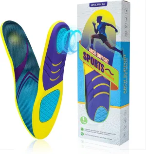 Running Athletic Insoles for Men & Women - Shock Absorbing Insoles,Sports Inserts - Comfort Cushions Inserts for Hiking Walking Hockey Tennis Basketball(Womens 5-8)