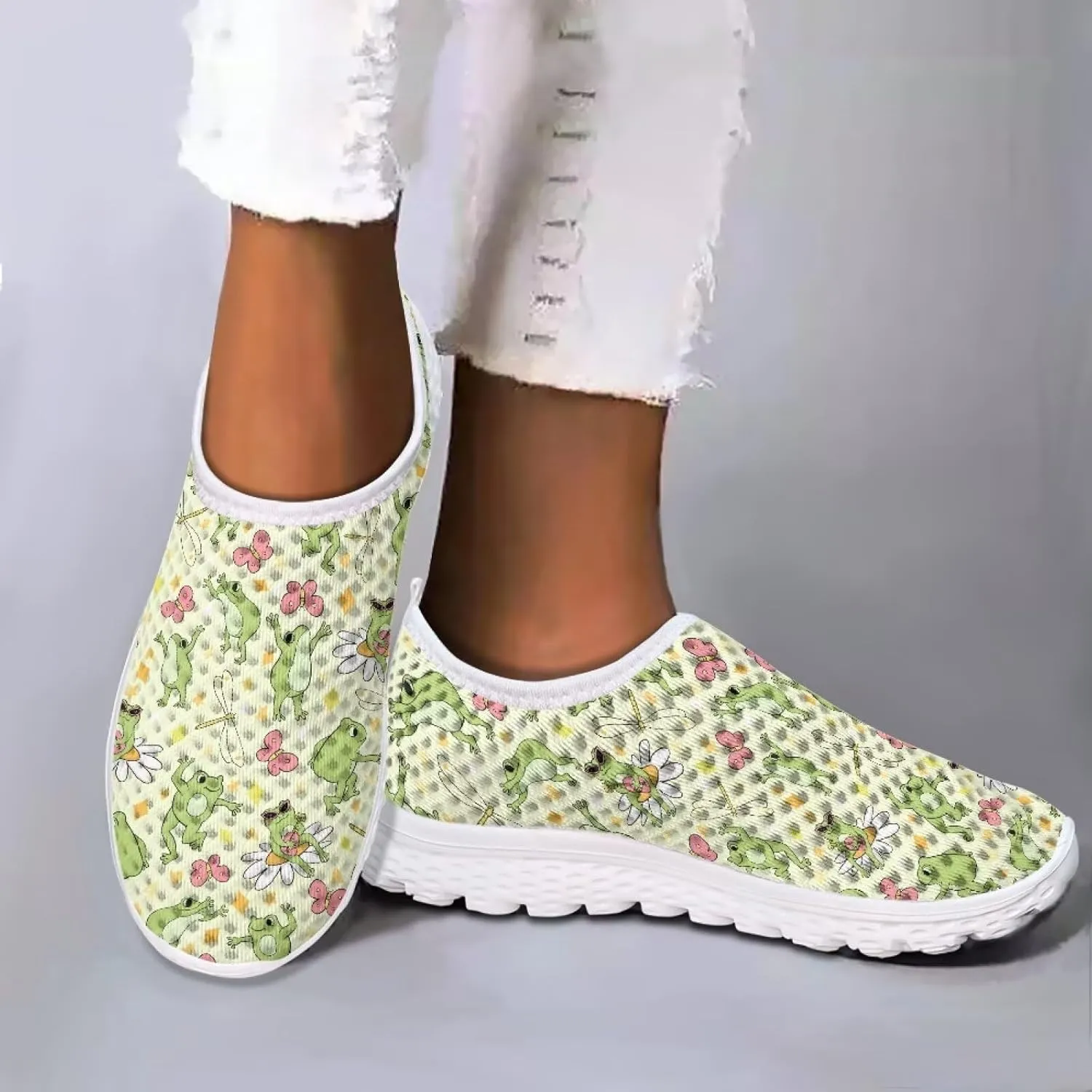 Running Shoes Lightweight Non Slip Gym Workout Tennis Shoe Breathable Mesh Walking Sneakers