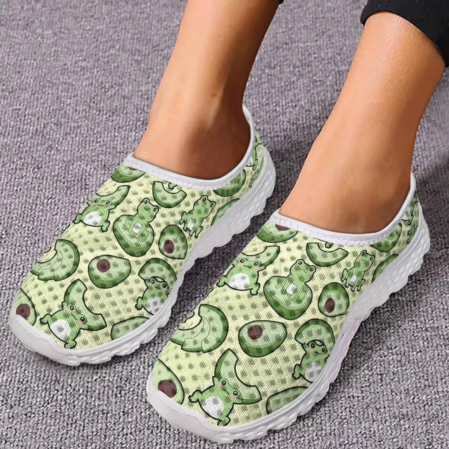 Running Shoes Lightweight Non Slip Gym Workout Tennis Shoe Breathable Mesh Walking Sneakers