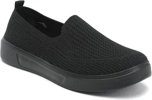Semshedy Women's Nusing Flats Slip On Platform Walking Shoes Lightweight No Lace Sneakers