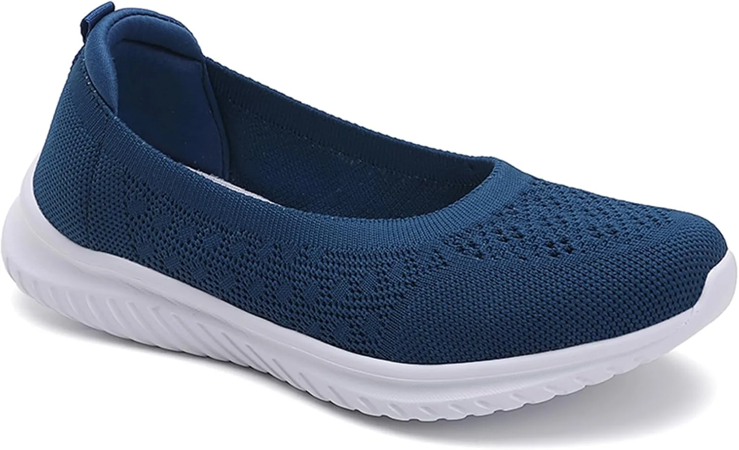 Semshedy Women's Nusing Flats Slip On Platform Walking Shoes Lightweight No Lace Sneakers