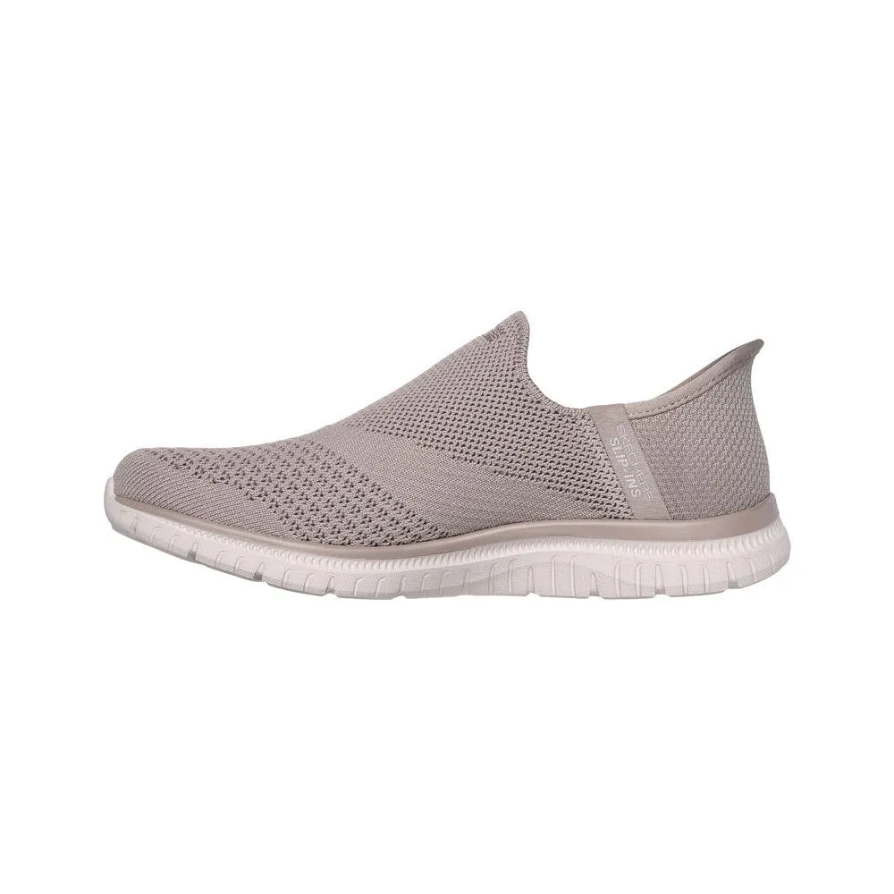 SKECHERS SLIP-INS VIRTUE SLEEK TAUPE - WOMENS