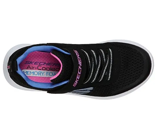 Skechers sneakers da bambina e ragazza DYNAMIC TREAD HOP N' HIKE 81365L/BKMT nero