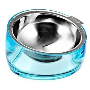 Sleek Slanted Dog Bowl