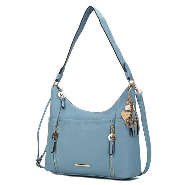 Sleek Sophisticate Vegan Leather Shoulder Bag