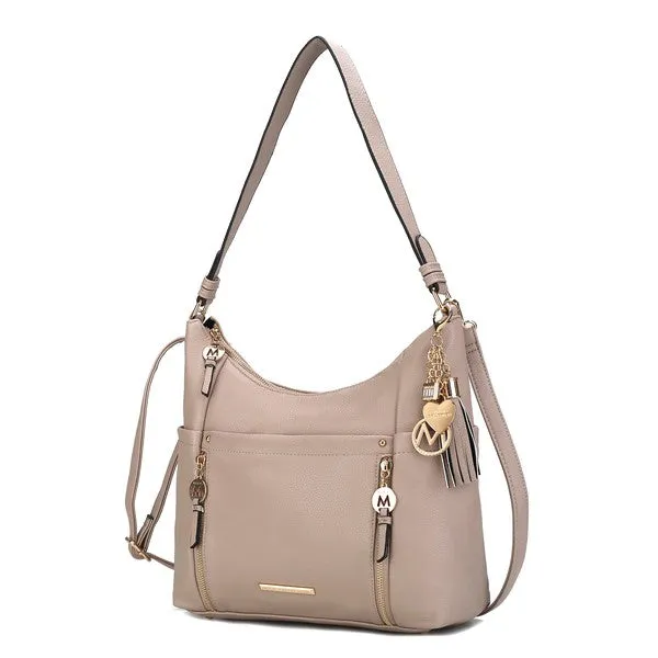 Sleek Sophisticate Vegan Leather Shoulder Bag