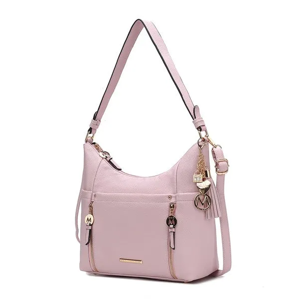 Sleek Sophisticate Vegan Leather Shoulder Bag
