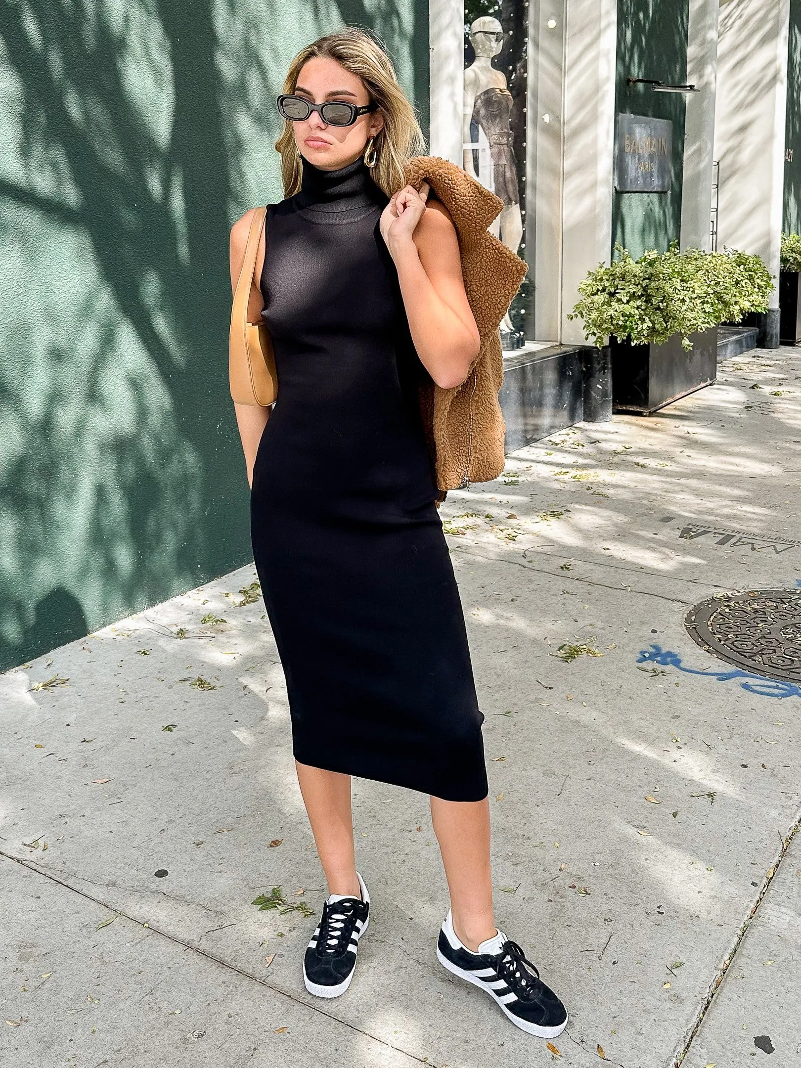 Sleek Sweater Dress