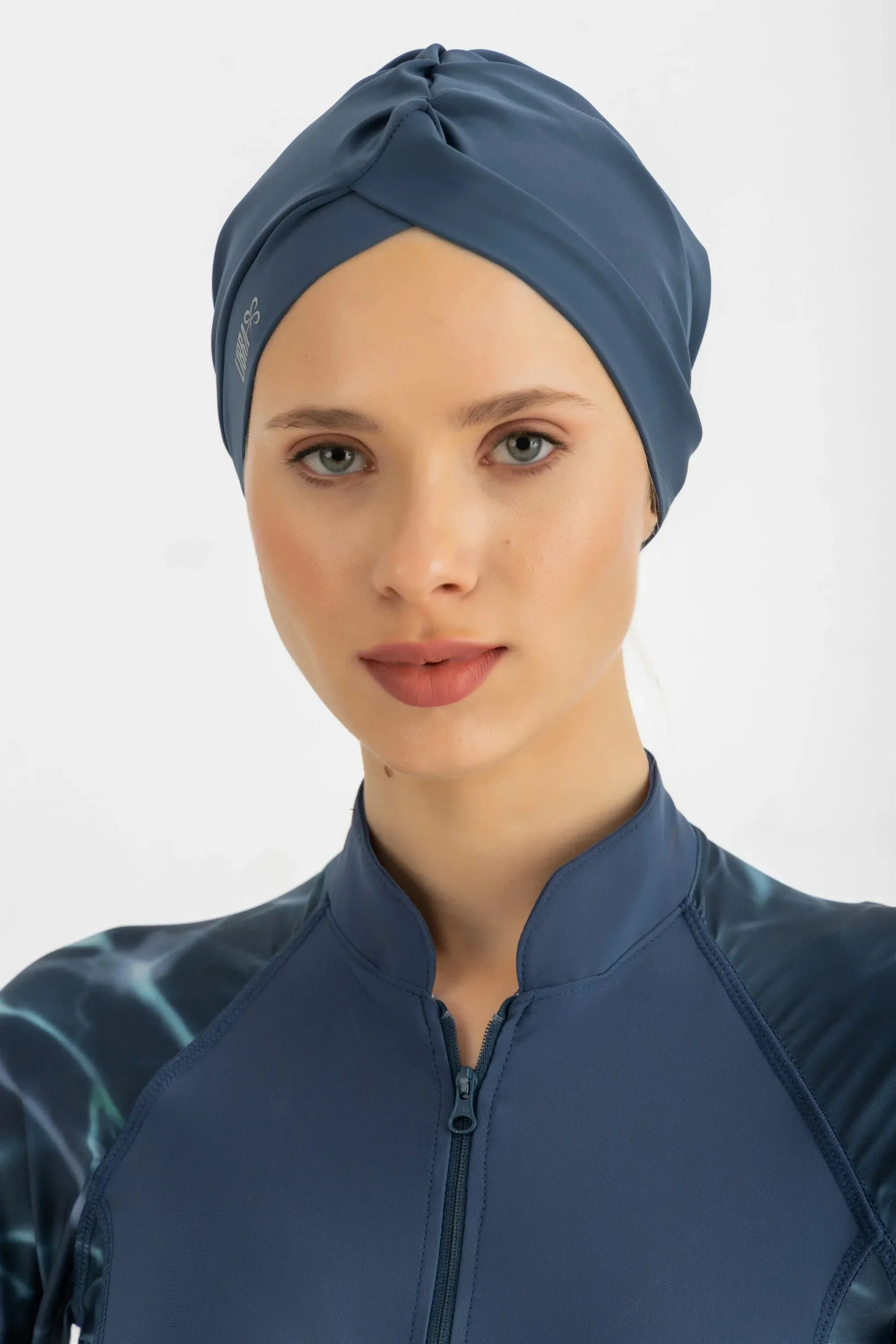 Sleek Swim Turban - Verdiigris
